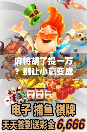 麻将胡了提一万？别让小赢变成大坑！