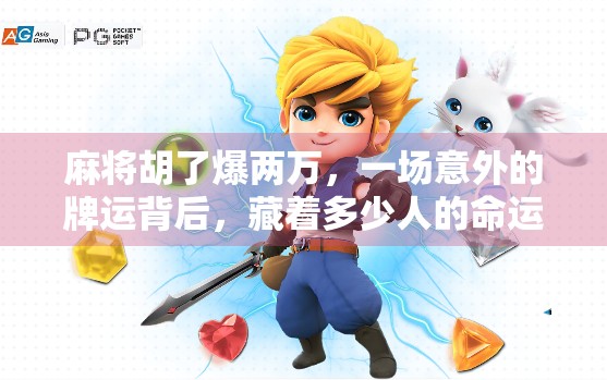 麻将胡了爆两万，一场意外的牌运背后，藏着多少人的命运转折？